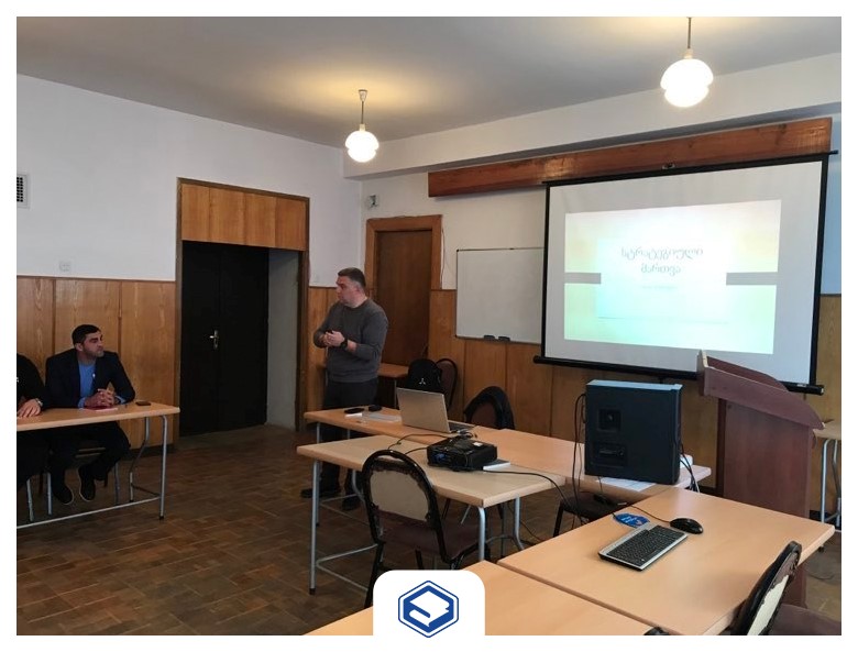 Zhvania school within the framework of management and administration program  implements a base program
