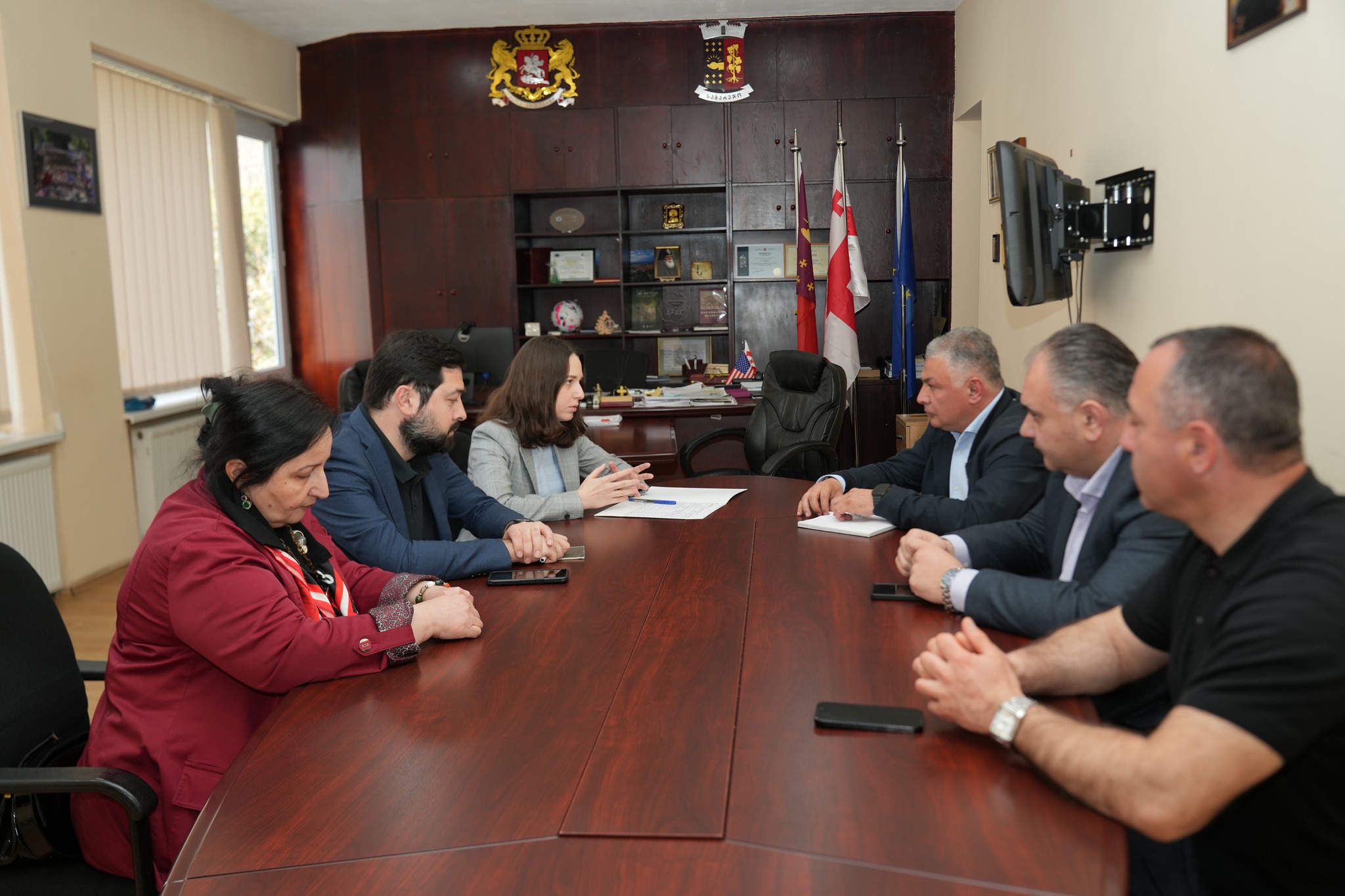 შეხვედრა საგარეჯოს მუნიციპალიტეტის მერთან