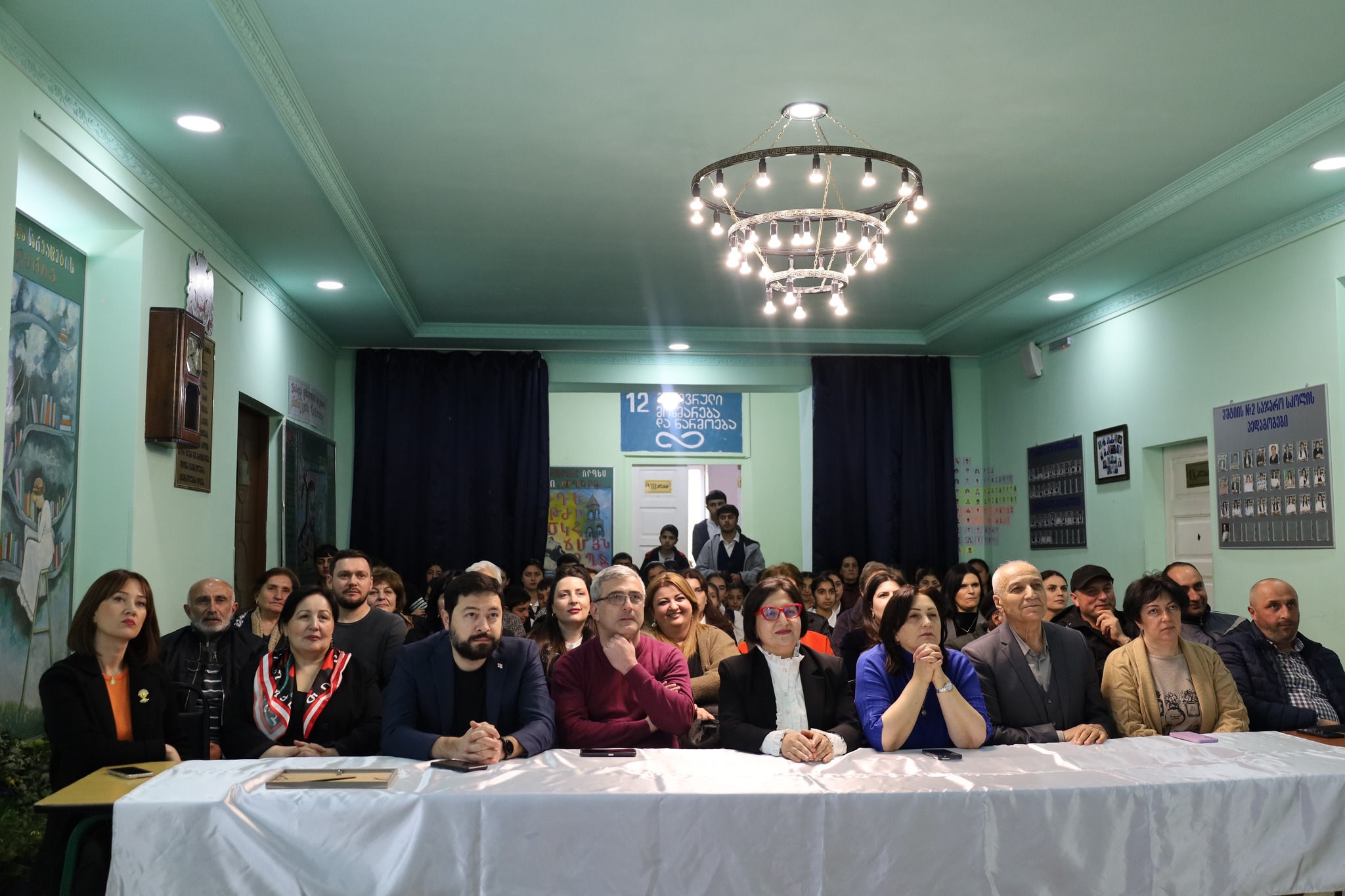Event dedicated to Zurab Zhvania School of State Administration was carried out at Public School N2 in the village Eshtia in Ninotsminda Municipality