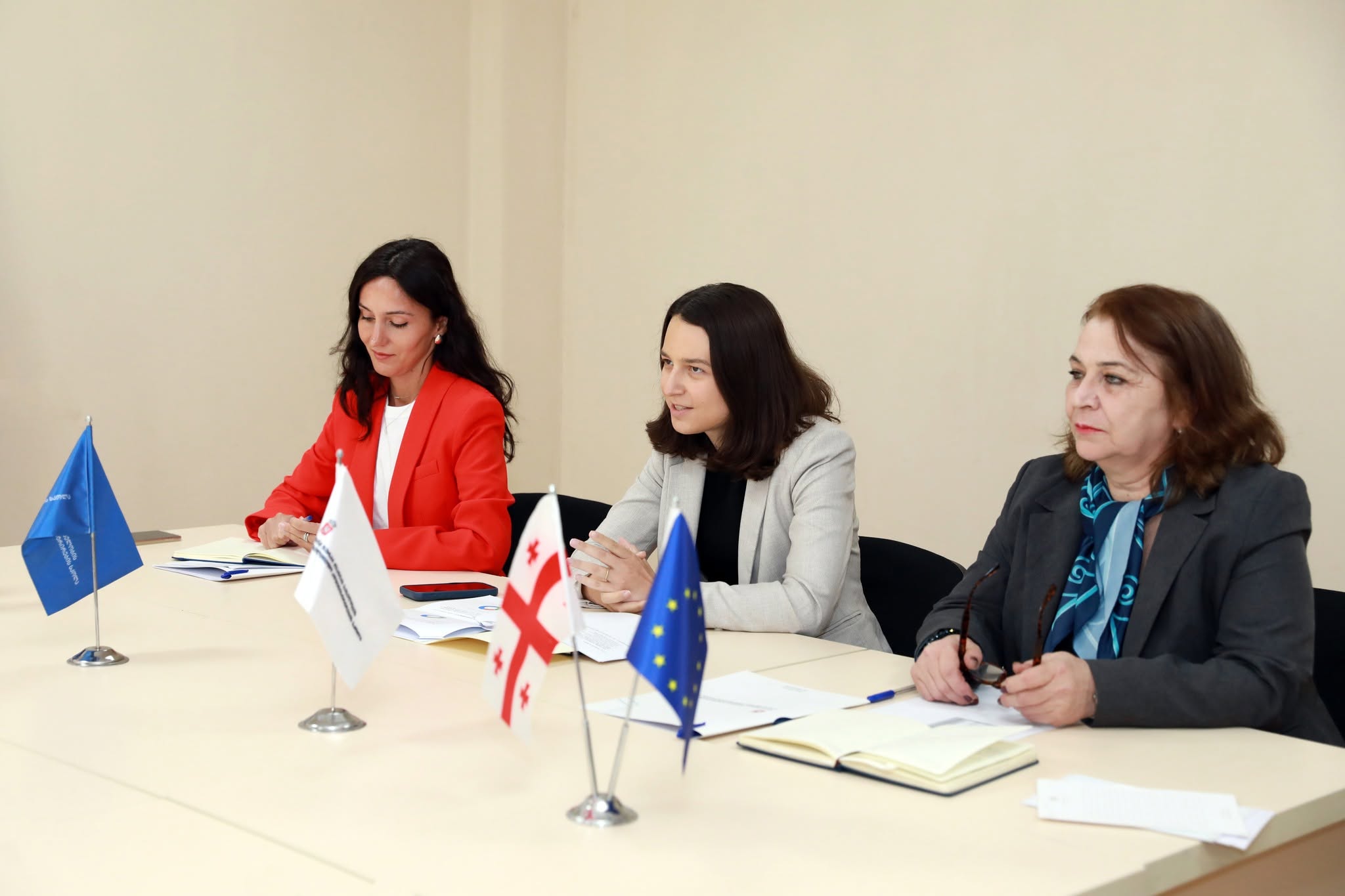 ჟვანიას სკოლის დირექტორმა მარიამ კობიაშვილი ეროვნულ უმცირესობათა საკითხებში ეუთოს უმაღლეს კომისარს, კრისტოფ კამპს შეხვდა
